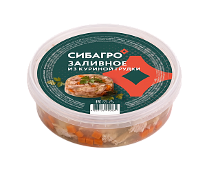 ЗАЛИВНОЕ ИЗ КУРИНОЙ ГРУДКИ, 240г